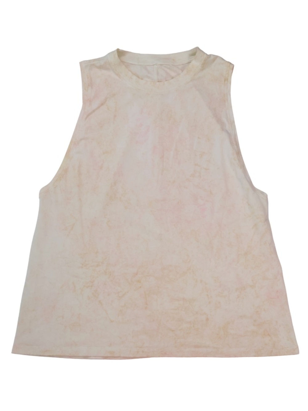 Lululemon Cream Pink Tie Dye Tank Size Unknown